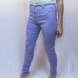 Light Purple Skinny Pants Jeans